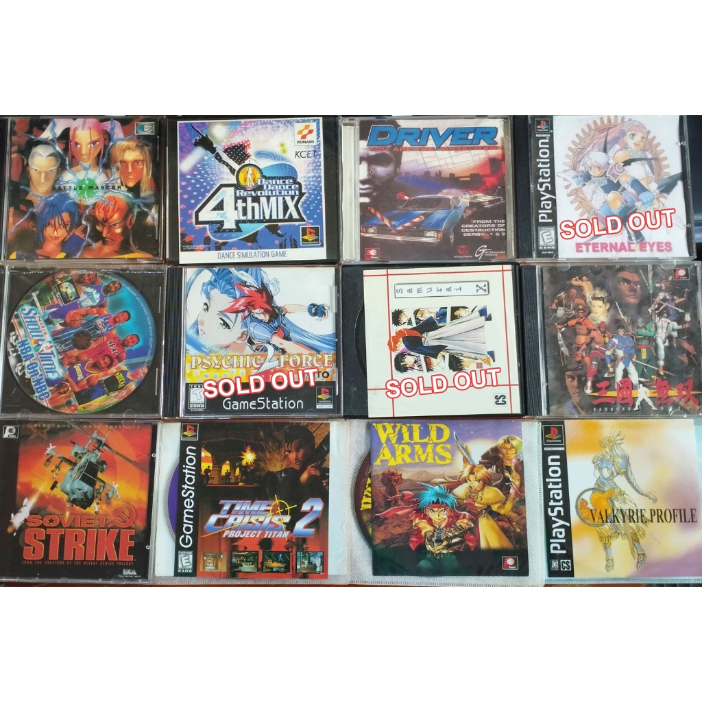 Playstation 1 Games PS1 | Shopee Malaysia