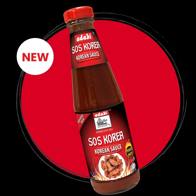 Sos Korea Adabi (340g) produk muslim halal | Shopee Malaysia