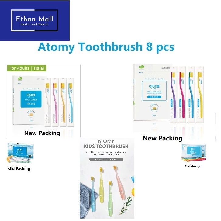 Atomy Toothbrush High Quality Anti-Bacteria Brush (1 box 8 pieces ...