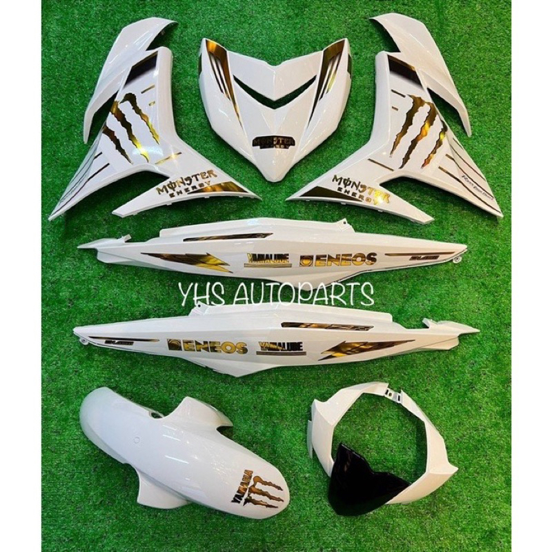 Stripe Monster Energy Gold Y15 Body Sticker Y15ZR | Shopee Malaysia