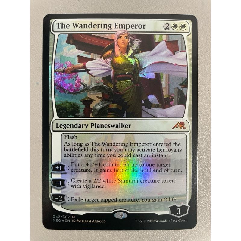 MTG:Kamigawa:Neon Dynasty (NEO) 048/302 M - The Wandering Emperor (Foil ...