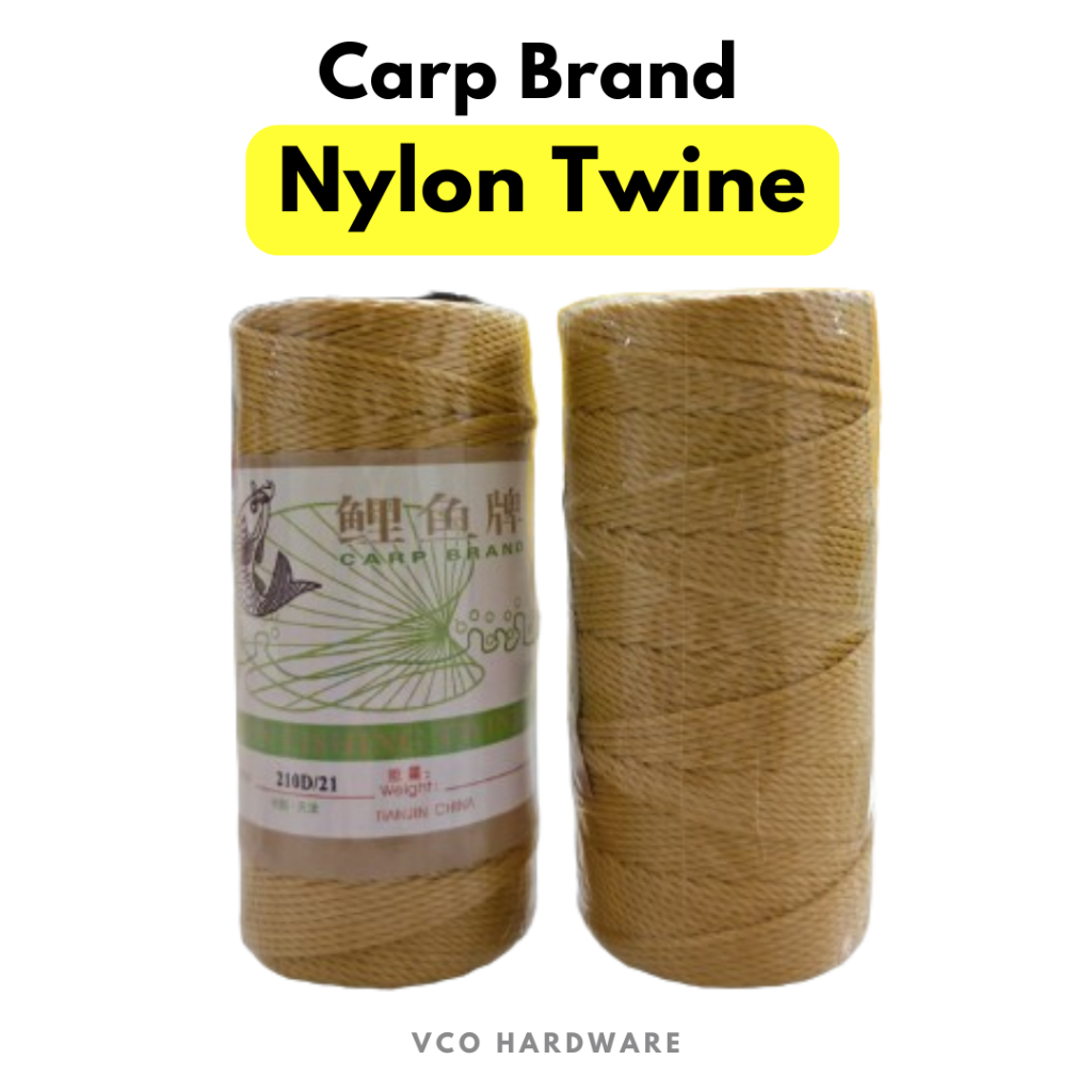 Fish Nylon Twine String Marking Line Nylon Ikan Nylon Brown