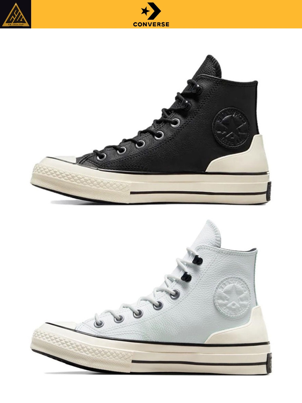 Converse Chuck 70 Litchi Leather Pattern High Top Casual Men's and ...