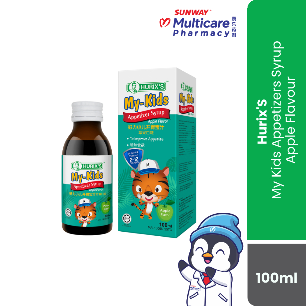 Hurixs My Kids Appetizers Syrup ( Apple Flavour) 100ml | Shopee Malaysia