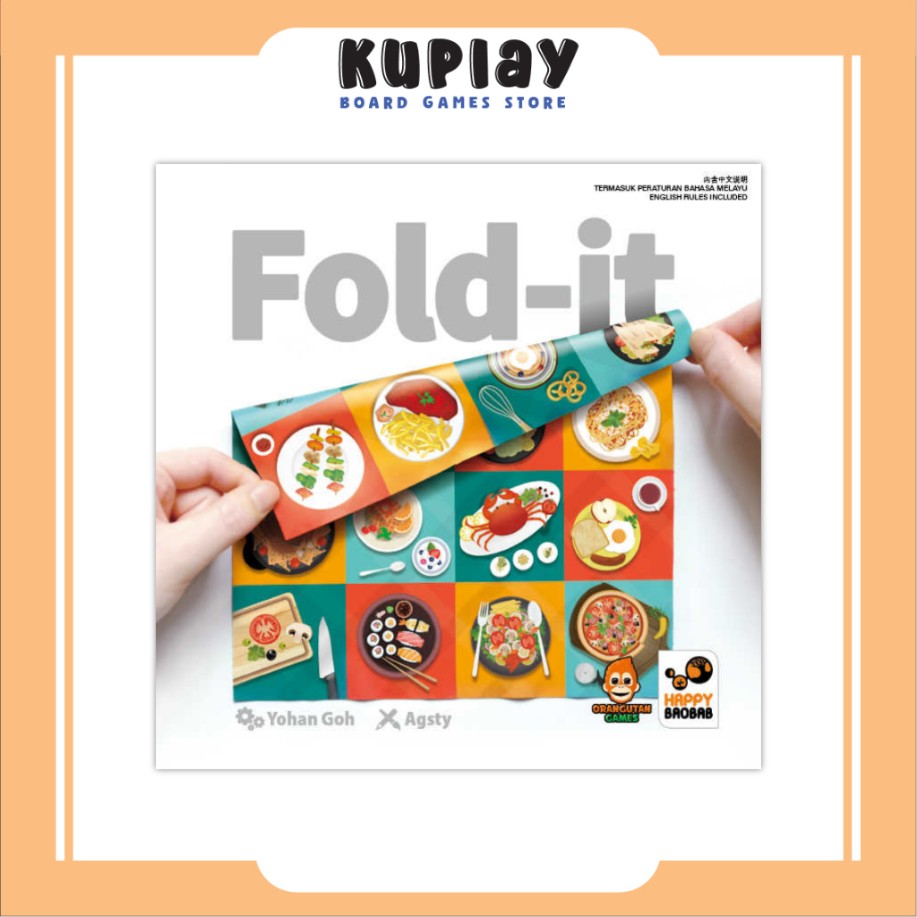 Fold-it Board Game (Trilingual Edition)(Original) Folding game | Made ...