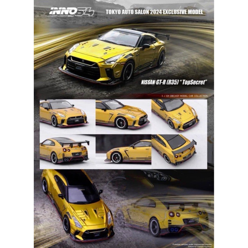 Inno64 Models Nissan GT-R (R35) “Top Secret” Tokyo Auto Salon 2024 ...