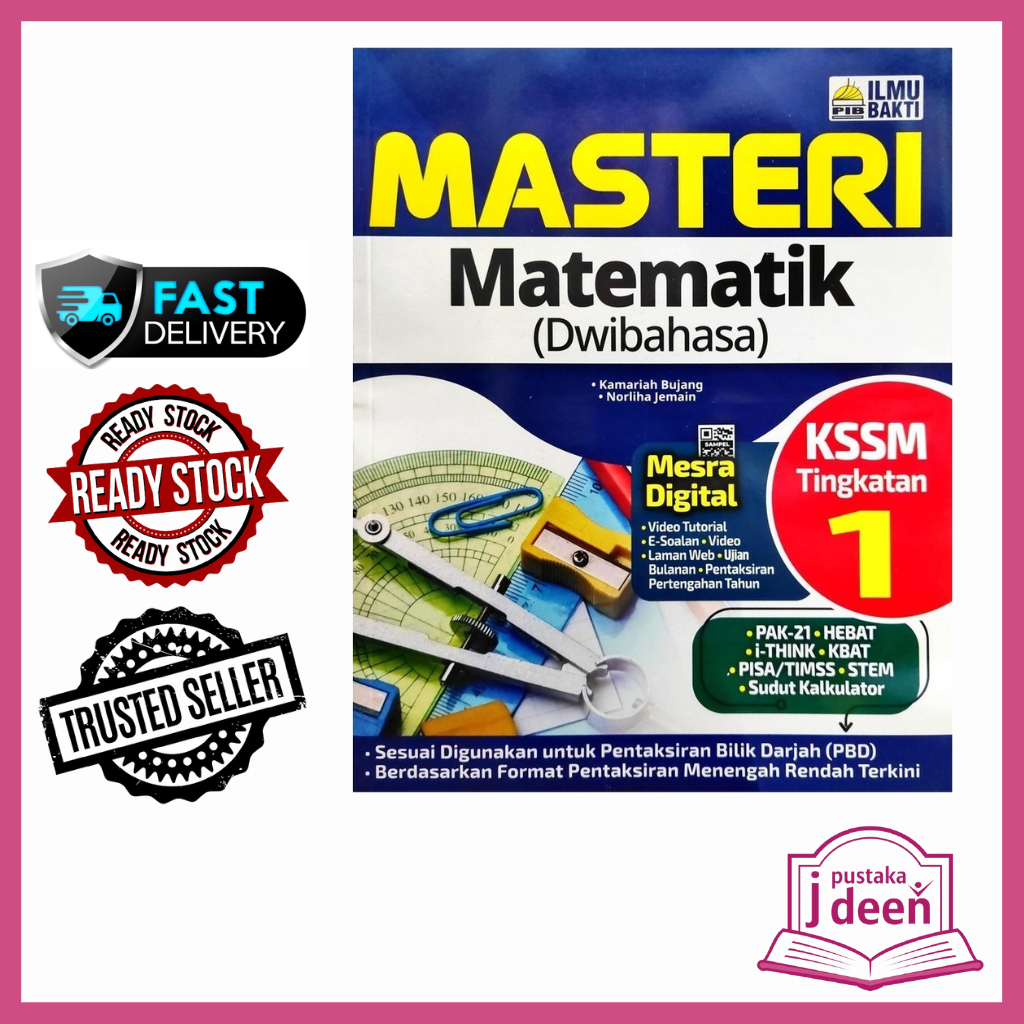 JDEEN BUKU LATIHAN MATEMATIK TINGKATAN 1 - MASTERI | Shopee Malaysia