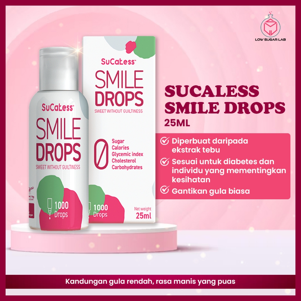[SuCaLess] Su Ca Less Smile Drops 25ml HALAL (0 l Zero Calories ...