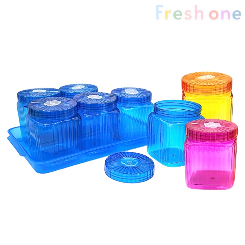 6pcs Set Bekas Kuih Raya Set / Cookies Container Set / Bekas Kuih Raya ...