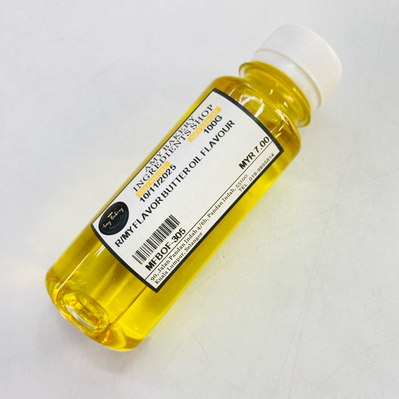 MY FLAVOR BUTTER OIL FLAVOUR / PERISA BUTTER (HALAL) -100G,500G ...