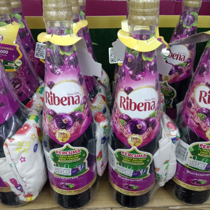 Ribena 1L FOC Bag Raya | Shopee Malaysia