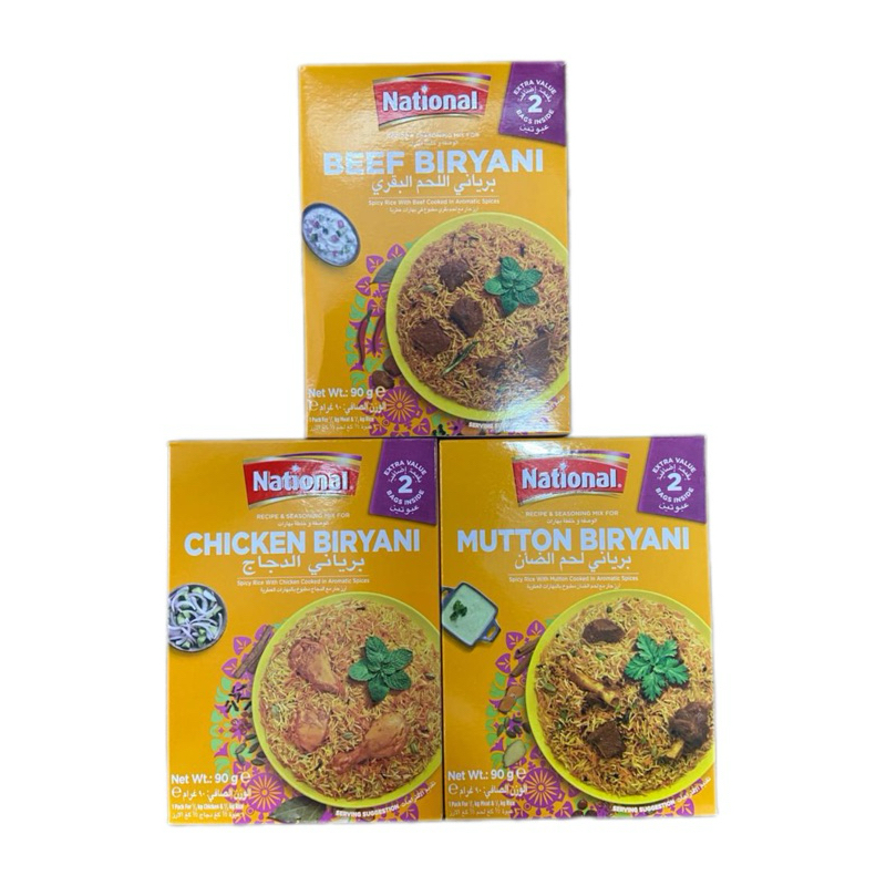 Beef Biryani,Chicken Biryani,Mutton Biryani National 3x Offer | Shopee ...