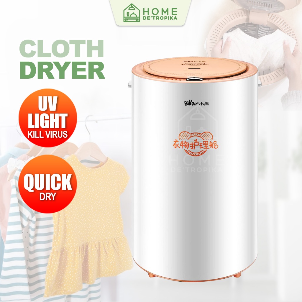 Bear Dryer Portable Cloth Dryer Machine | Uv Light Sterilization For ...