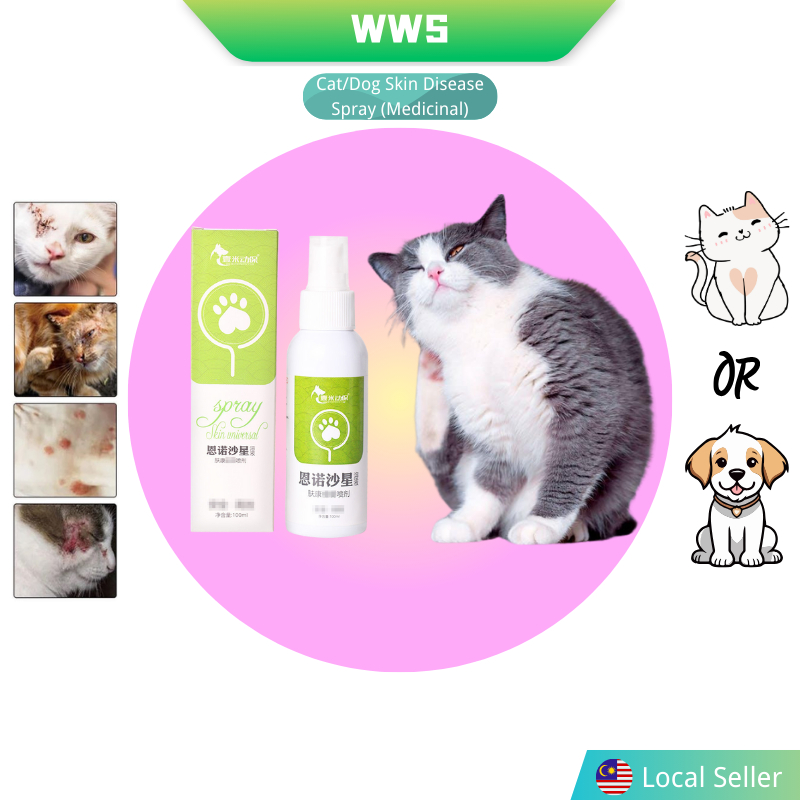 Photo inspiration: Fresh Look at Pet Cat Dog Skin Disease Spray 100Ml Cat Ringworm Erythematous