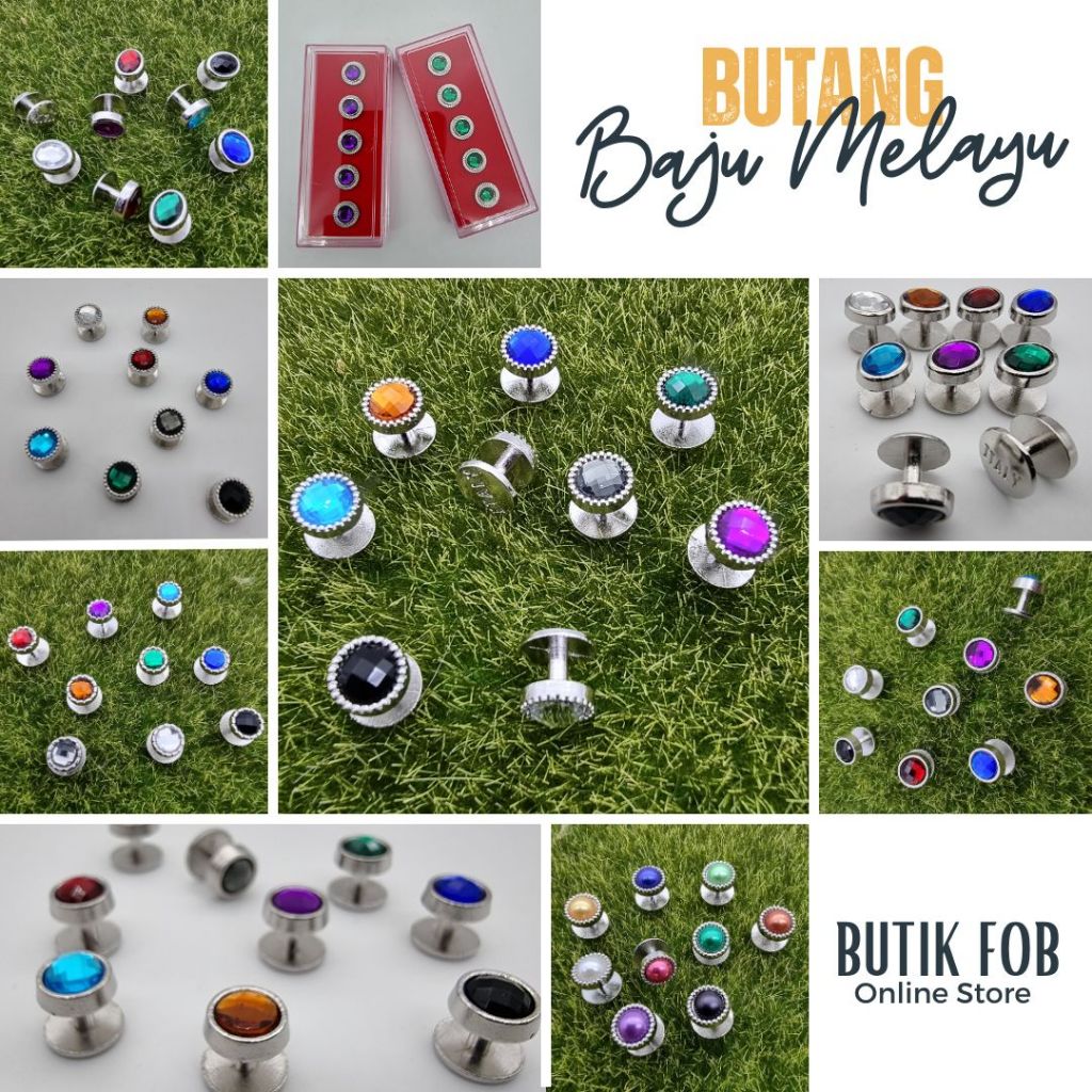 Butang Brooch Kerongsang Pin Button Baju Melayu Raya Premium Exclusive ...