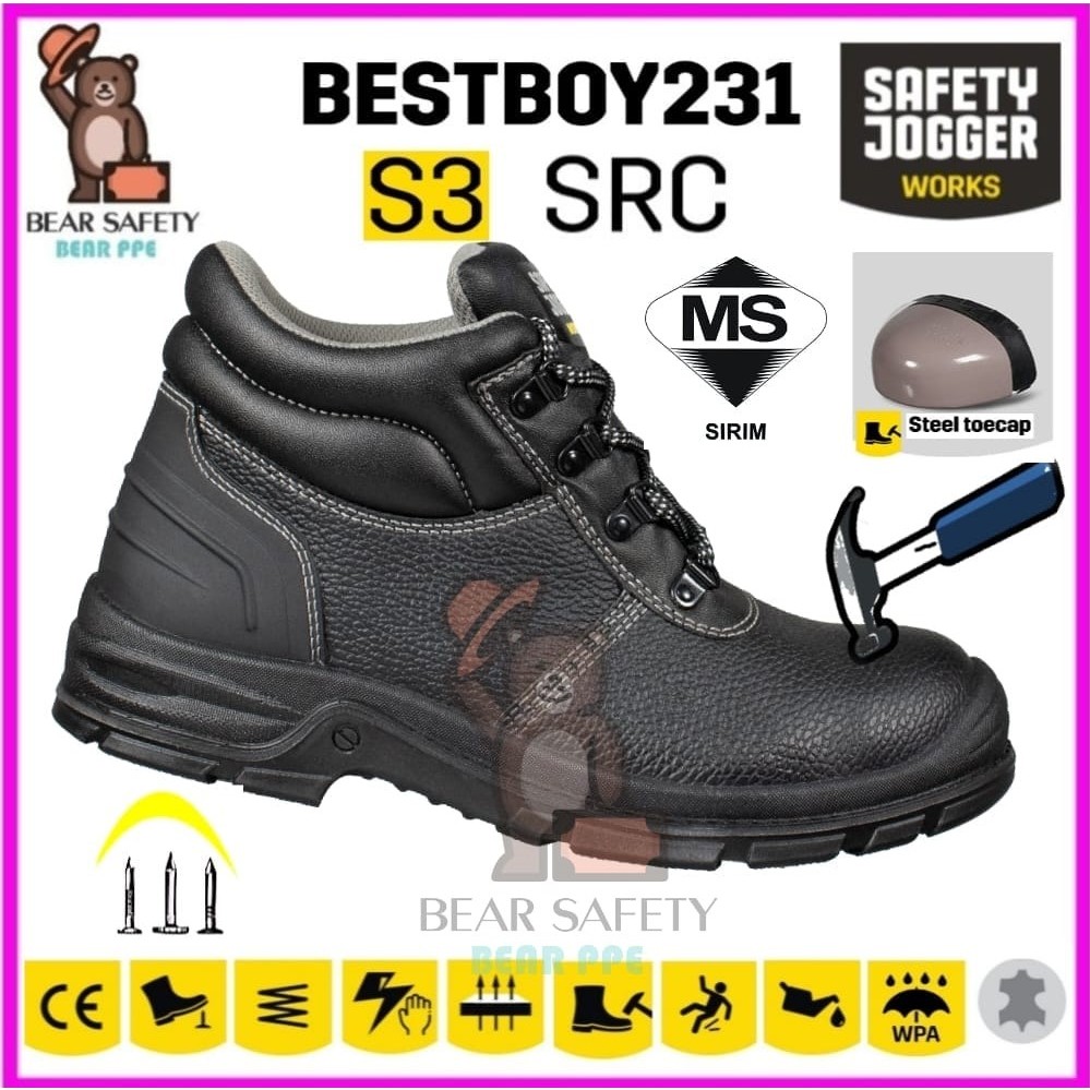 SAFETY JOGGER SAFETY SHOES - BESTBOY 2 S3 SRC (MID-CUT) WITH SIRIM ...