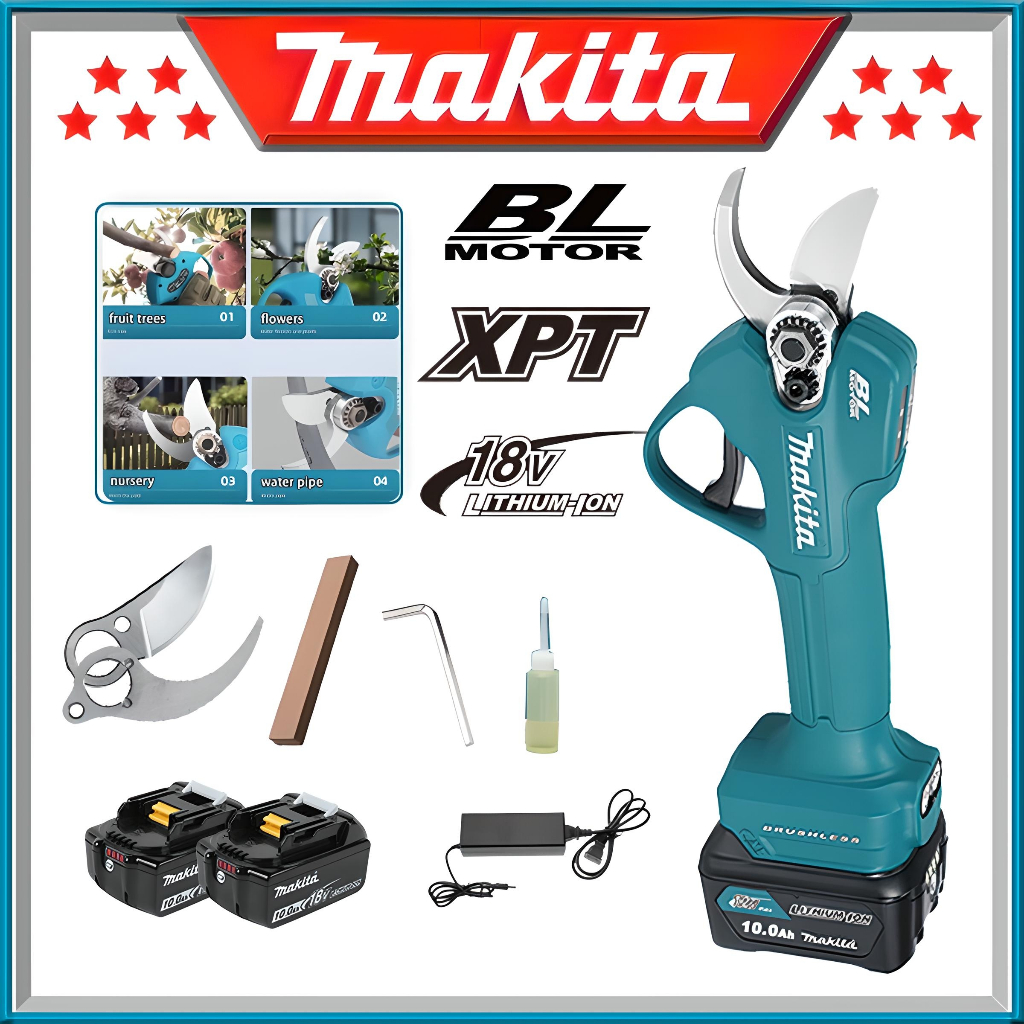 Makita brushless electric pruners cordless electric garden scissors for