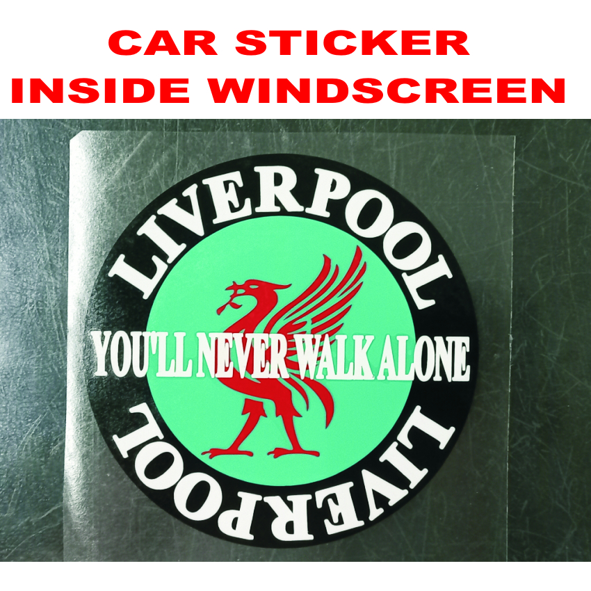 0204 20240316-1134 LIVERPOOL STICKER 2D CAR STICKER INSIDE WINDSCREEN 5 ...