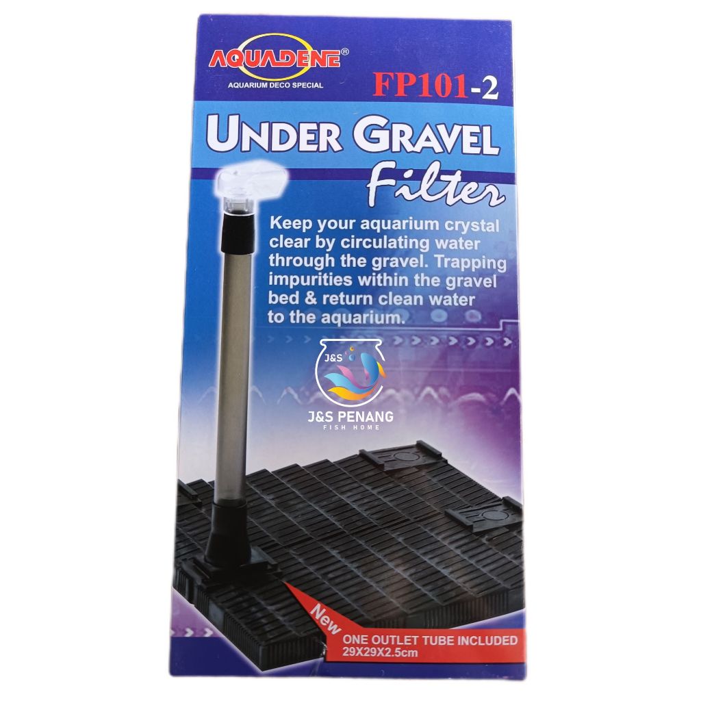 【Ready Stock】AQUADENE Under Gravel Filter FP101-2 - 29cm x 29cm x 2.5cm ...