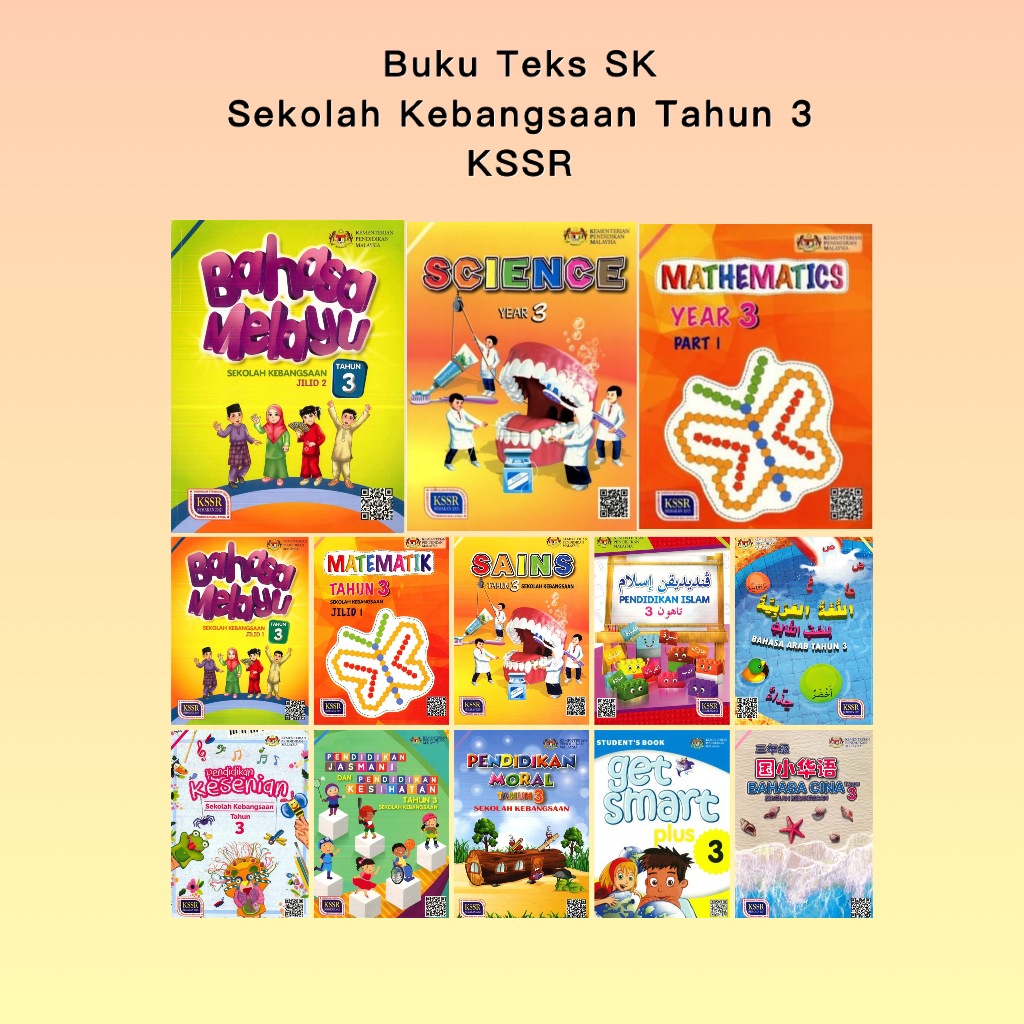 【Tahun 3 SK Teks】 Buku Teks Tahun 3 Sekolah Kebangsaan KSSR Semakan ...