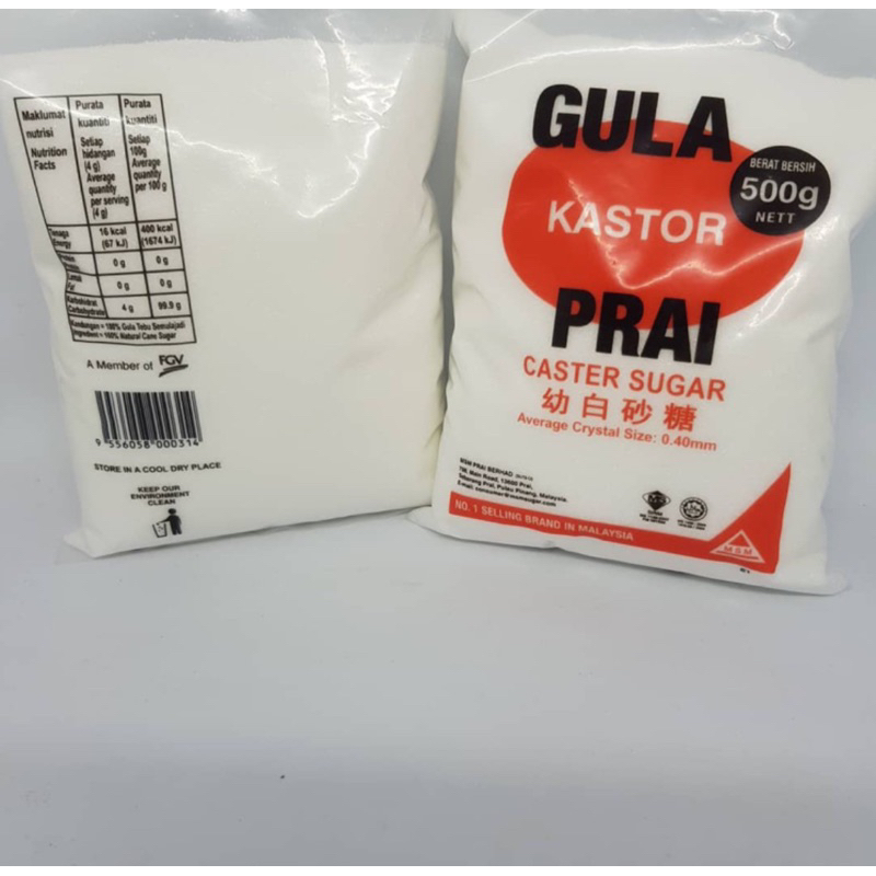 🎂WANT2BAKE🎂 GULA KASTOR / CASTOR SUGAR / PRAI 500G / CSR 1KG | Shopee ...
