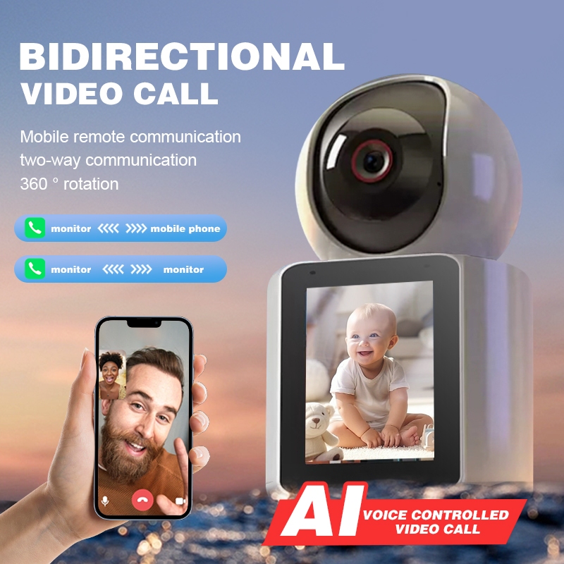 CCTV Home Video Call Camera WiFi Monitor/Pedestrian Tracking Cry