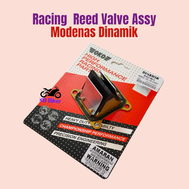 OKO Racing Reed Valve Assy Modenas Dinamik Reed Valve Racing | Shopee ...