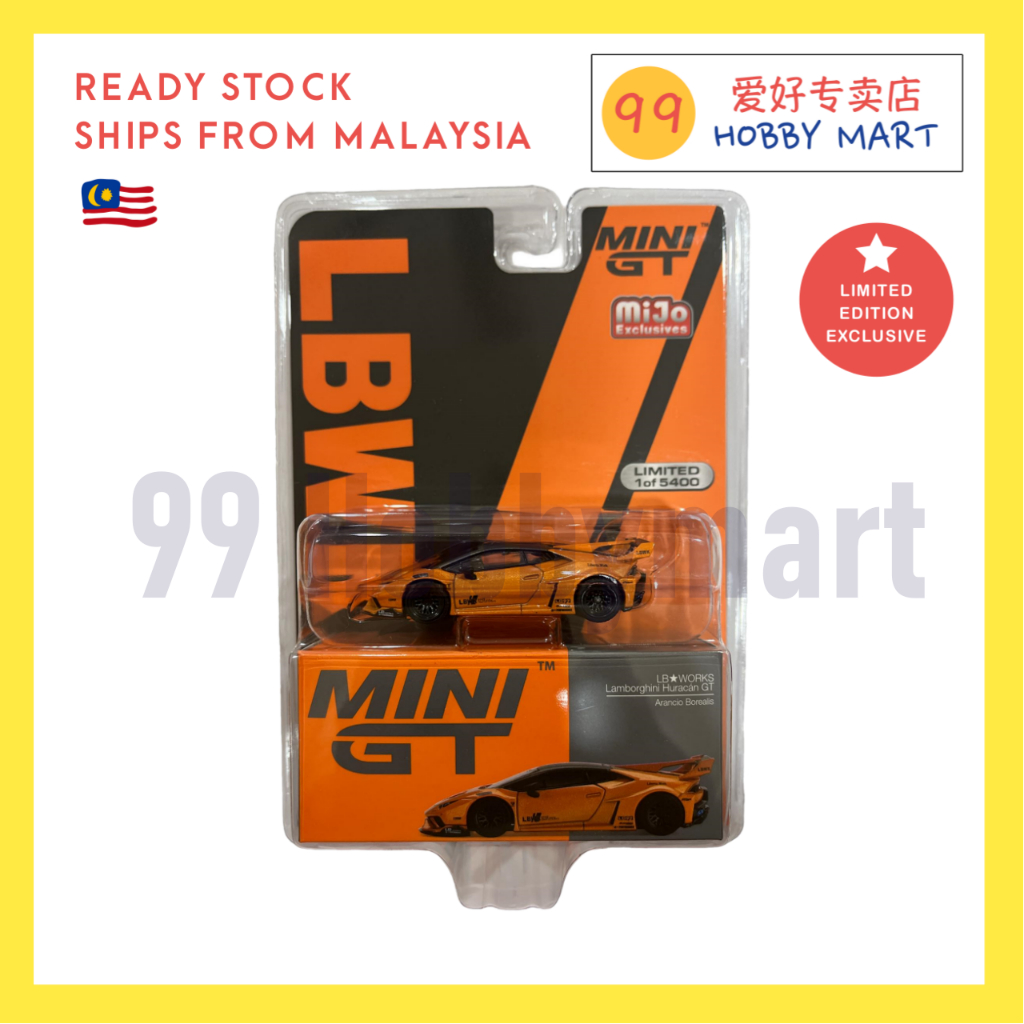 Mini GT 355 Lamborghini Huracan GT LB Works Arancio Borealis MGT