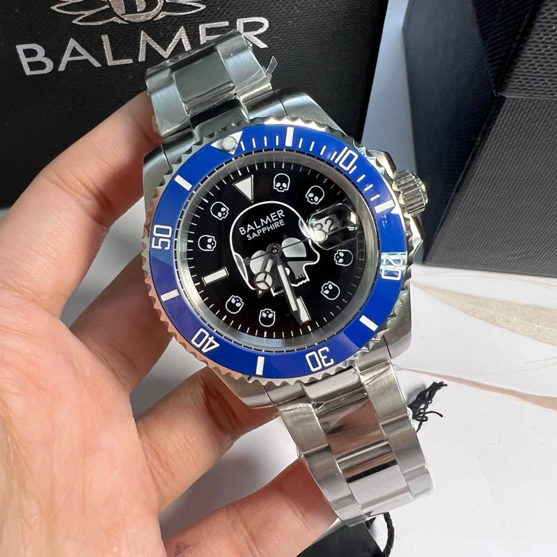 ORIGINAL BALMER 7918 sapphire Watch Unisex Quartz watch full stainless steel Shopee Malaysia