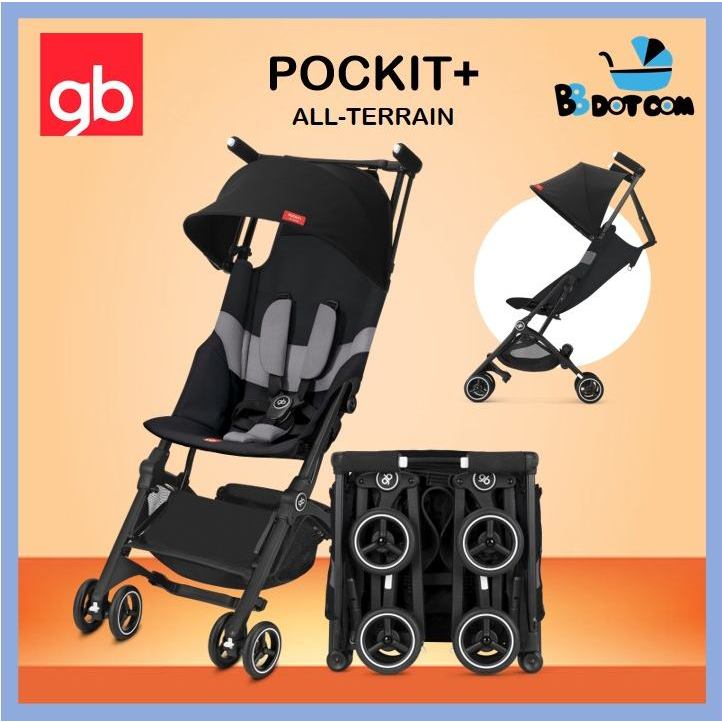 GB Pockit+ All Terrain Ultra Compact Lightweight Travel Friendly Cabin ...