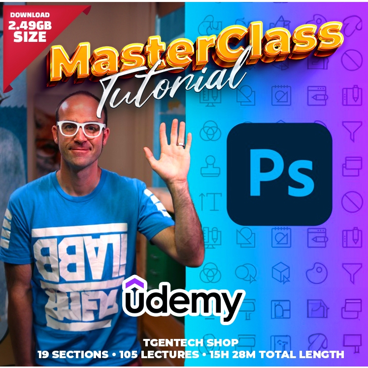 🔥 Udemy - Adobe Photoshop CC – Advanced Training Course By Daniel ...