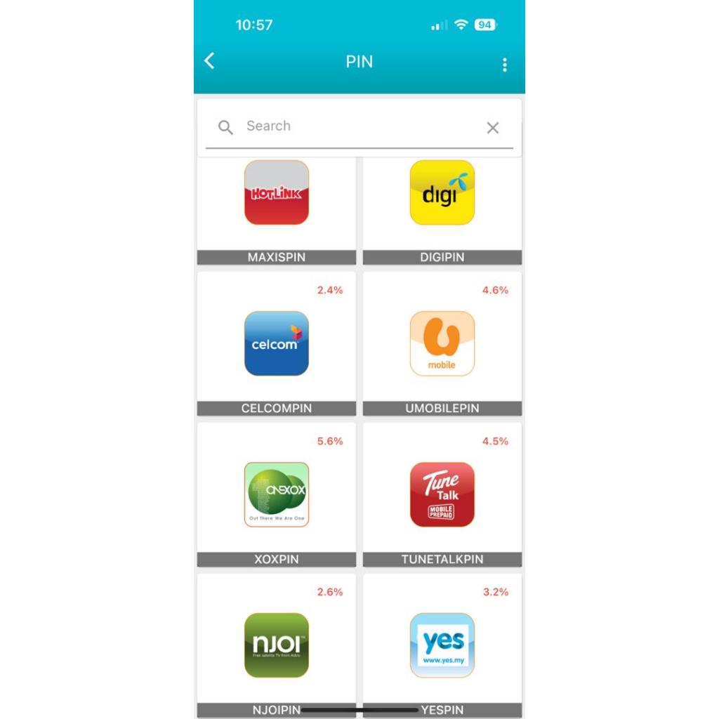 Reload Pin Bill payment Top Up Pin Maxis Digi