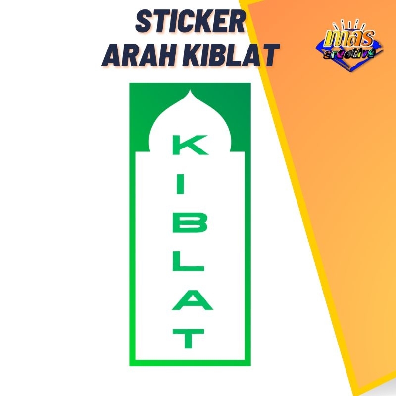 (1pcs) Sticker Arah Kiblat penunjuk arah kiblat stiker | Shopee Malaysia