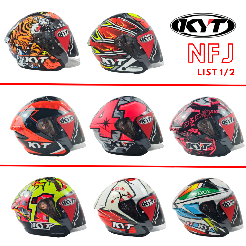 Kyt Helmet Nfj Misano Sakura Super Kip Isaac Vinales Broc Parkes Espargaro Jaume