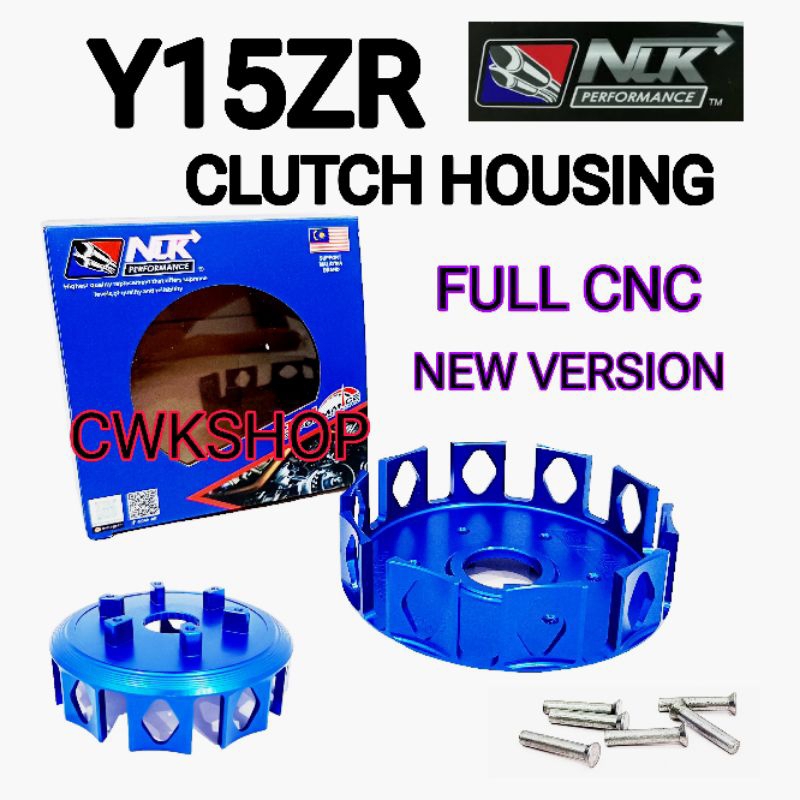Y15ZR CNC CLUTCH HOUSING NLK PERFORMANCE 200g NEW VERSION 4 COLOUR