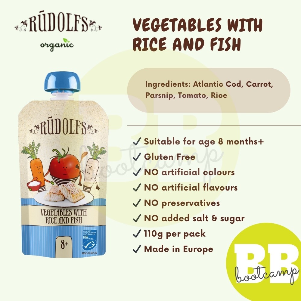[Halal] Rudolfs Organic Premium Baby Puree/ Porridge/Complete Meal ...
