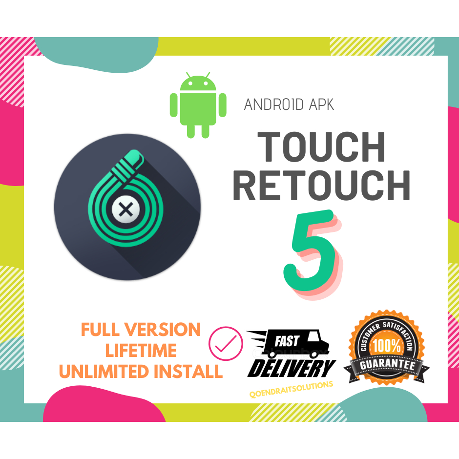 Touch Retouch Pro 𝟓 Latest 2024 Lifetime Full Version Shopee