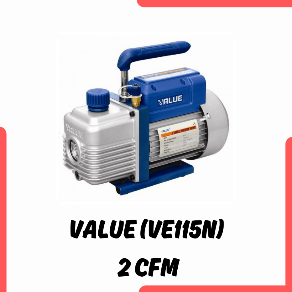 [ READYSTOCK ] AUTHENTIC VALUE VACUUM PUMP SINGLE STAGE ( VE115N/2CFM