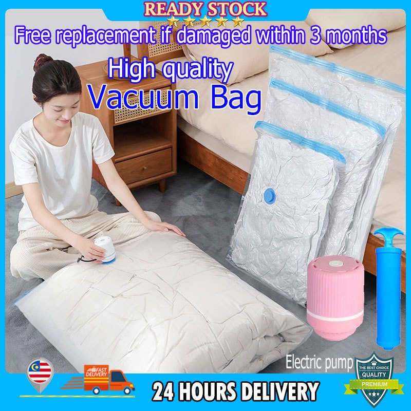 Vacuum Bag Thicken Resealable Travel Storage Bag Save space Vacuum Storage Bag with pump Compressbag 真空压缩袋