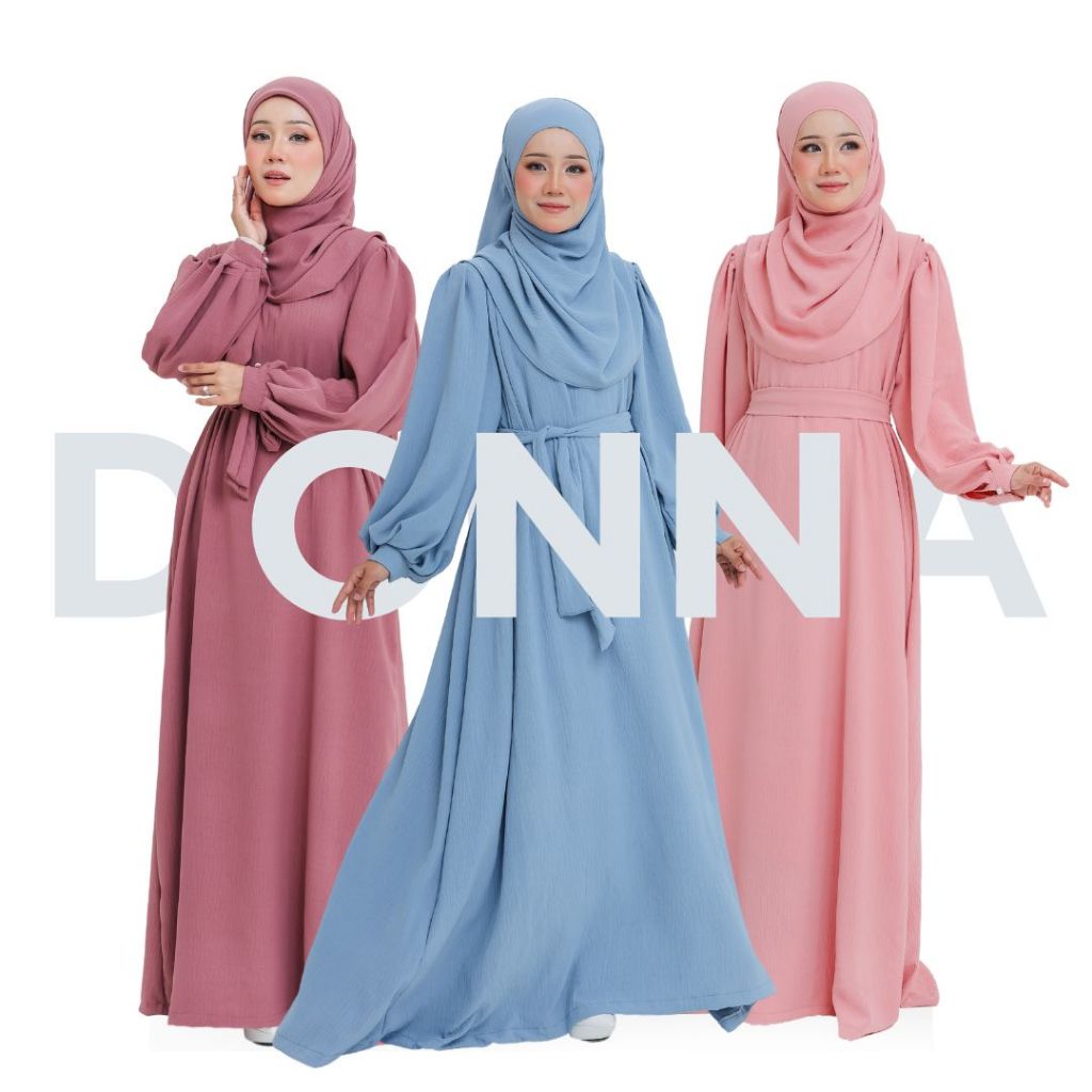 Abaya Donna Baju Raya 2024 | Shopee Malaysia