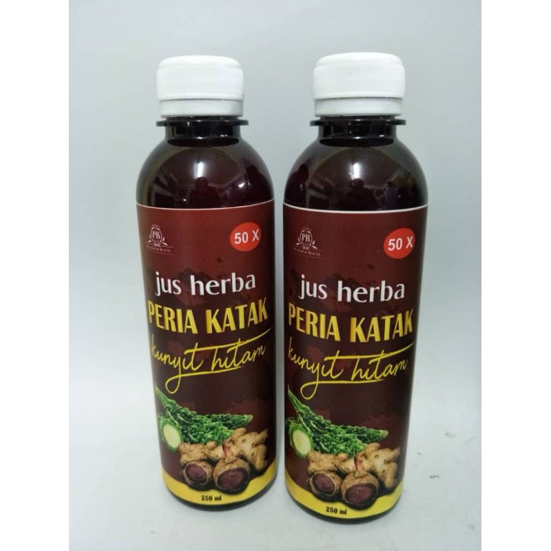 Jus Peria Katak Kunyit Hitam 250ml Shopee Malaysia