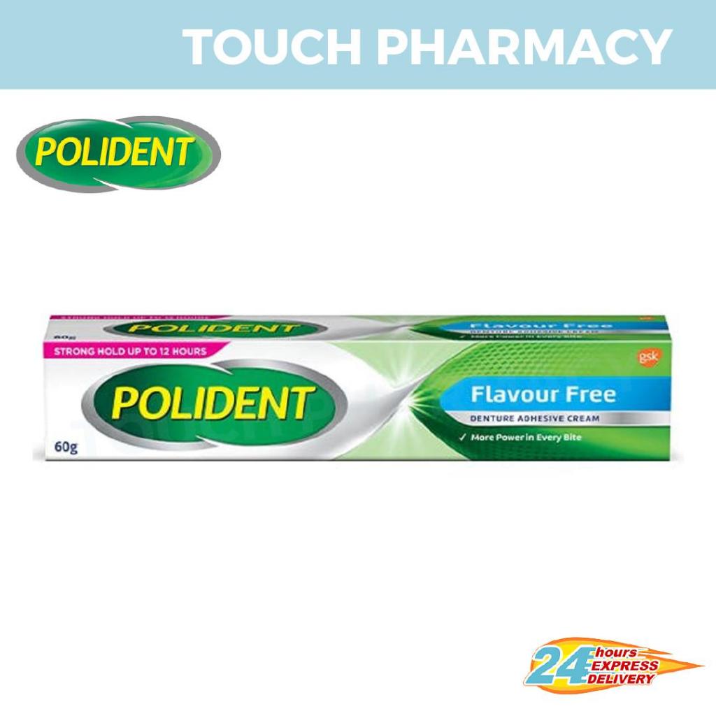 POLIDENT Denture Adhesive Cream Flavour Free 60G Shopee Malaysia