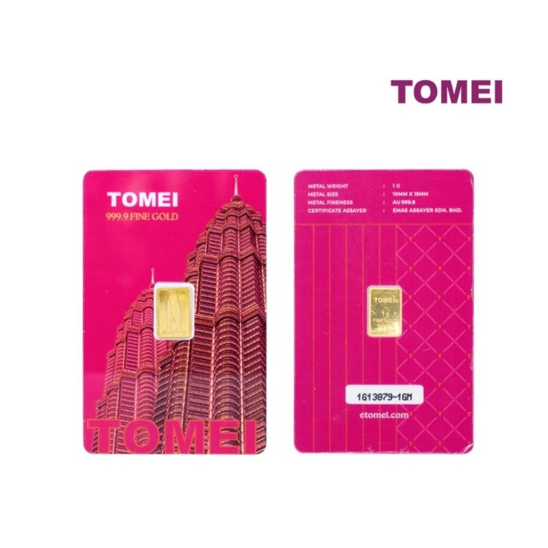 TOMEI KLCC 1g Gold Bar - PINK | Shopee Malaysia