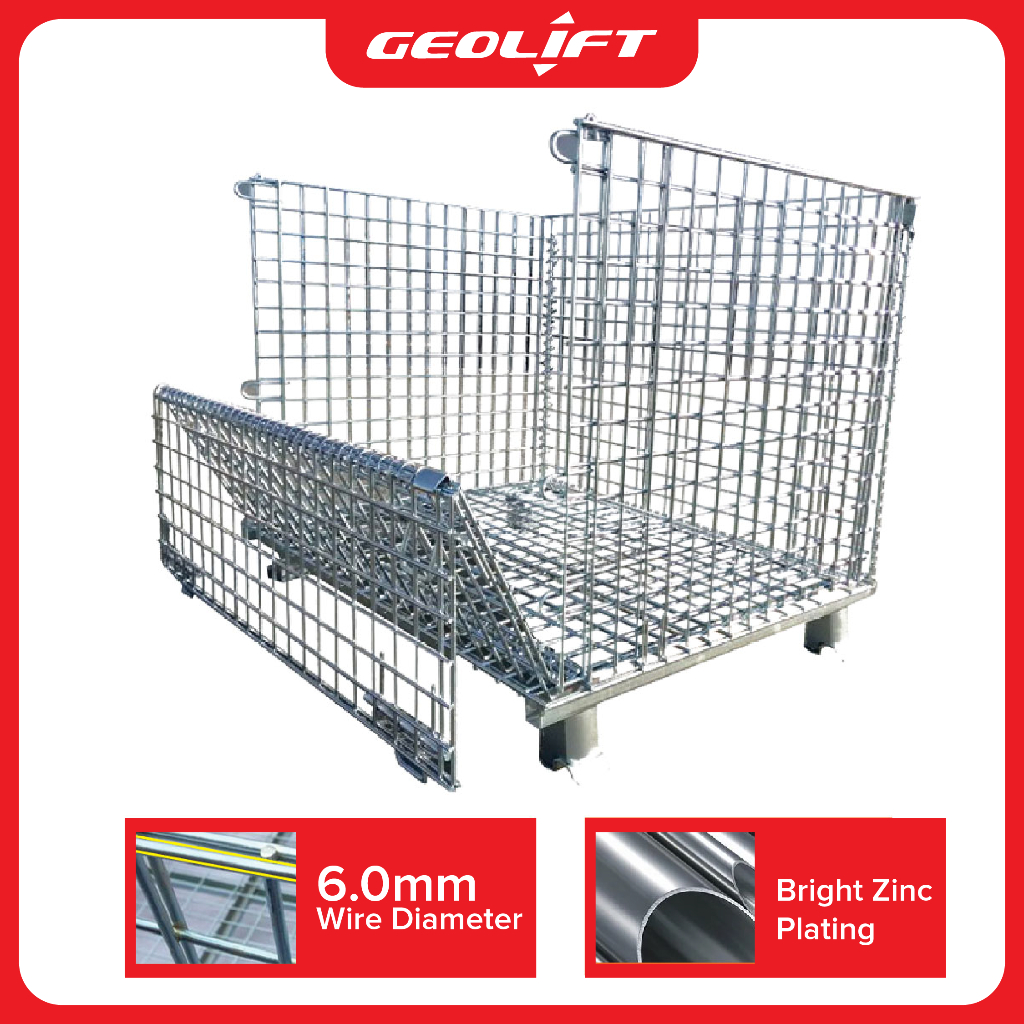 GEOLIFT PM-5 (1200kg) - Pallet Mesh Pallet Cages | Shopee Malaysia