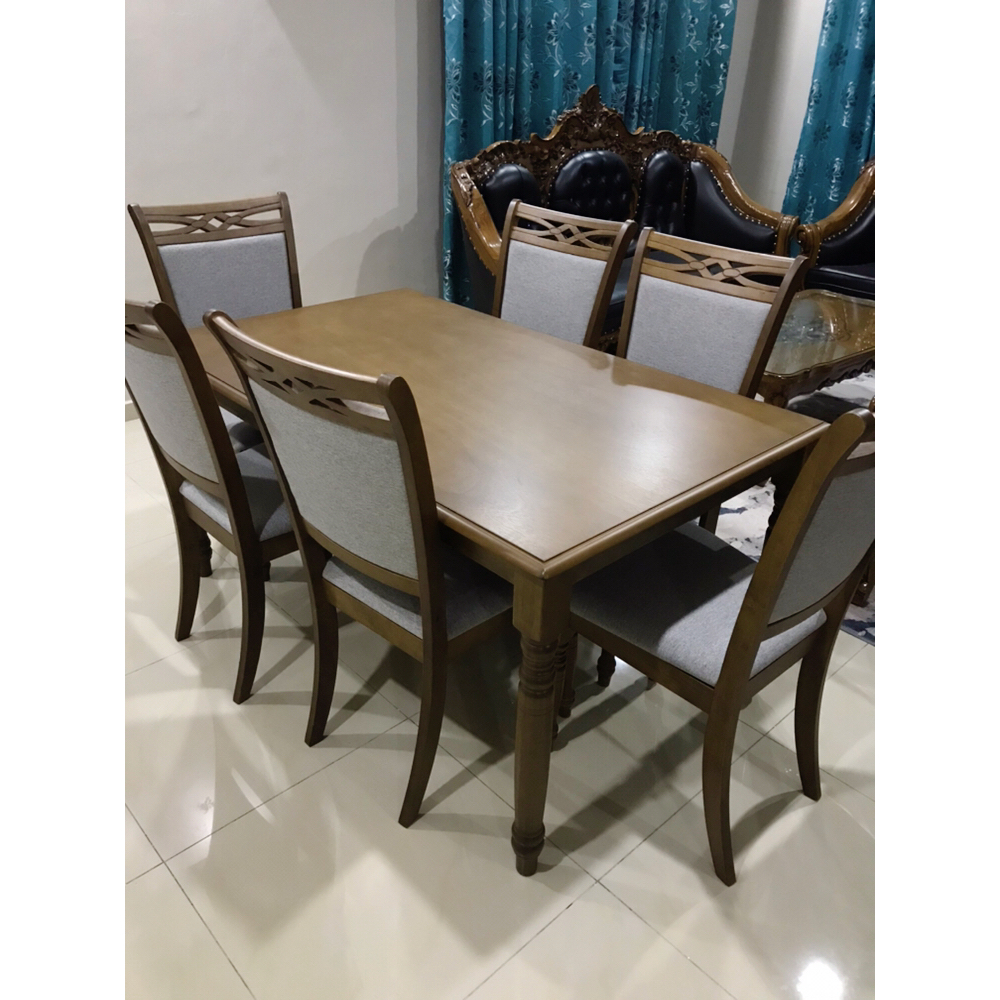 [FULL SET] UNOSE Set Dining Table 6 Seater Dining Table Set 6 Dining ...