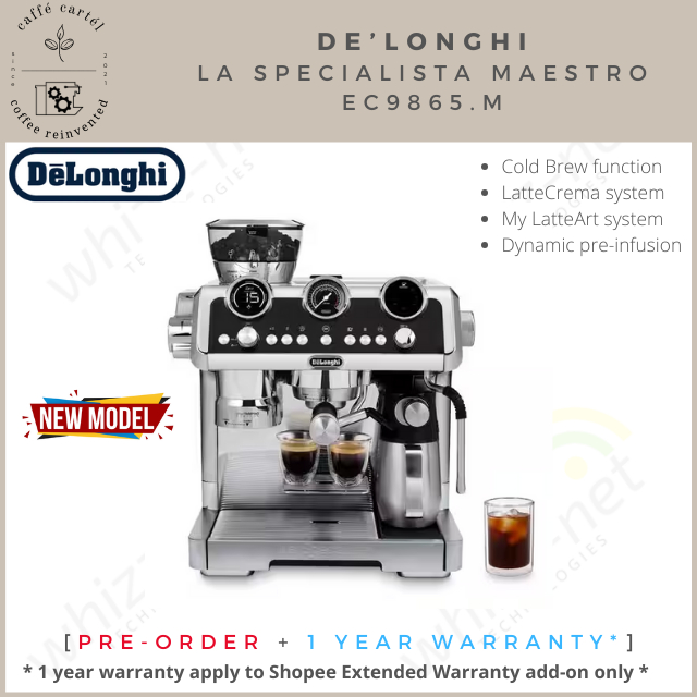 De'Longhi La Specialista Maestro - Cold Brew EC9865.M | Shopee Malaysia