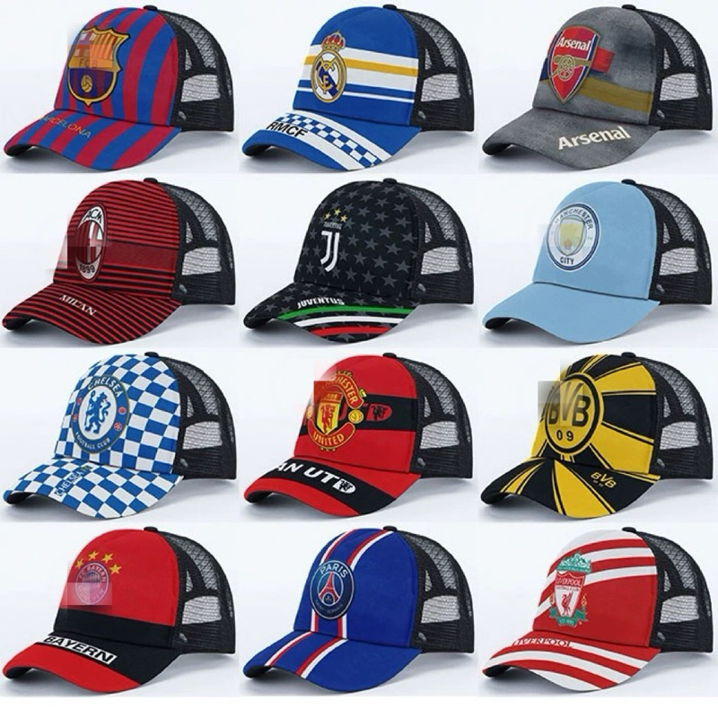 FESYENZKU Soccerwe Kodoto Topi Arsenal Manchester City Cap Hat Haaland ...