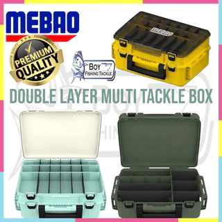 MEBAO multi-functional double-layer accessories storage box fishing hard  bait box double-sided waterproof Lure