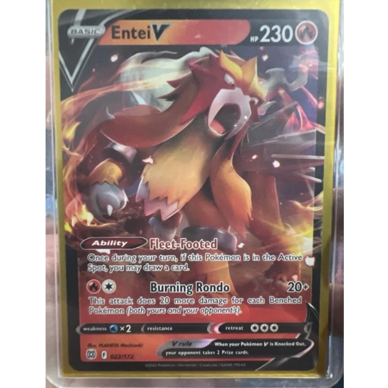 Entei V 022/172 - Brilliant Star | Shopee Malaysia
