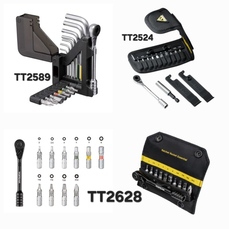 Topeak Ratchet Rocket Lite DX Essential HD Tools TT2524 Omni Toolcard ...